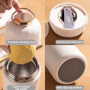 Termo Portátil de Acero Inoxidable, Recipiente Aislado al Vacío Personalizado para Comida, para el Almuerzo Escolar - Product Image 2