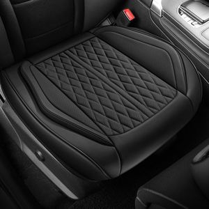 Durable Luxury Nappa Leather Auto Seat Cushion <b>Cooling</b> Breathable Comfort Car Seat <b>Pad</b> Stereo Fitting Edge Universal Seat - Product Image 4