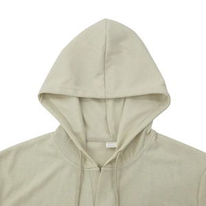 Camiseta de manga corta para hombre para deportes de ocio de verano con talla grande y Sudadera con capucha Waffle - Product Image 6