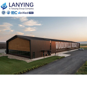 Tùy chỉnh di động prefab Kết Cấu Thép hội thảo khung thép mạ kẽm cho kho loại nặng ASTM hàn cắt - Product Image 4