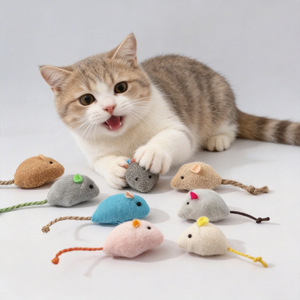 Nouveaux produits pour animaux de compagnie, mini jouets amusants pour chat, souris interactives en herbe à chat, jouets en peluche pour chat - Product Image 2