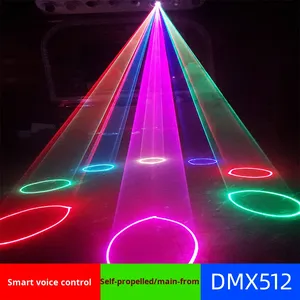 Luz láser LED de animación a todo Color, iluminación de escenario de techo integrada con cuerpo de aluminio para KTV, barra llamativa, efecto láser de Karaoke - Product Image 3