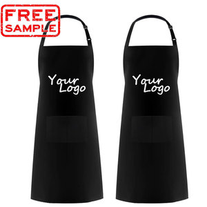 FREE SAMPLE Custom Logo denim Kitchen apron Fire resistant chef apron waterproof and stain resistant cook cooking apron kitchen