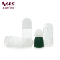 Pabrik Memproduksi Wadah Roll-on Botol Kaca Kosong Isi Ulang untuk Deodoran Ukuran 50ml 60ml 2oz