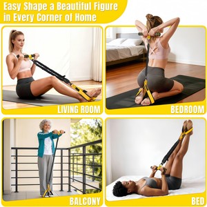 CZFIT Upgraded Pedal Resistance Band with Handle and 3 Tube Sit up <b>Exercise</b> Equipment for Abdomen Waist Arm Core/<b>ABS</b> - Product Image 6