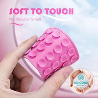 Soporte de Pared para Teléfono Inteligente, Adhesivo de Silicona Trasero, 24 Ventosas para Teléfono Celular, Soporte de Silicona con Ventosa para Teléfono