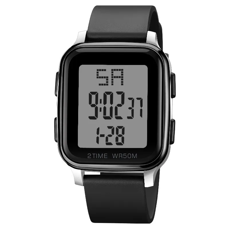 New style fashion digital watch water resistant digital sport watch for mens