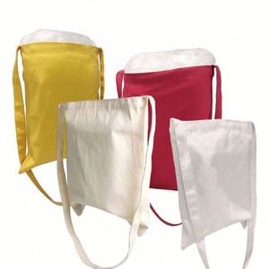 Bolsa de Mensajero de Lona de Algodón Natural Sublimada Personalizada de 16oz/12oz para Mujer, en Oferta - Product Image 1