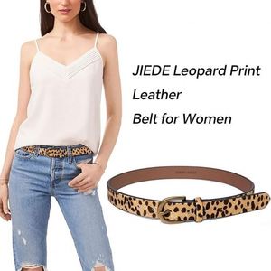 Ceinture en cuir léopard personnalisée Boshiho pour femmes, ceintures en cuir pour jeans et robes, ceinture en cuir véritable pour femmes - Product Image 4