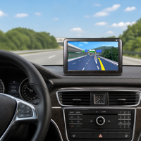 GPS para Auto con Pantalla Táctil de 7 Pulgadas, Windows CE, TV Digital 1Seg, Mapas Mundiales, Reproductor Multimedia, Bluetooth, FM, Batería de 1050mAh