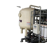 Filtre à sable de quartz pour prétraitement RO, équipement de traitement de l'eau haute capacité, usine de fabrication, cuve sous pression industrielle, garantie 1 an