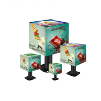 LED Magic Cube P3 Waterproof Creative 4 Faced Display Screen for Retail Window Advertising