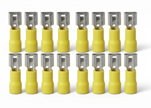 Échantillons gratuits de connecteurs rapides femelles isolés au vinyle <span class=keywords><strong>FDV</strong></span>, en cuivre étamé mat, frais de port déduits de la prochaine commande - Product Image 4