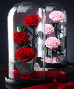 Cúpula <span class=keywords><strong>de</strong></span> Cristal Big Prince, Regalo Creativo para el Día <span class=keywords><strong>de</strong></span> la Madre y San Valentín, Decoración para el Hogar, Rosa Preservada al por Mayor - Product Image 6