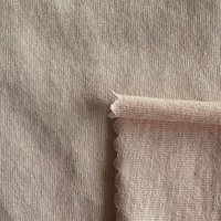 Tissu en jersey simple de coton biologique et viscose d'aloe vera ultra-doux, respirant et confortable pour vêtements ajustés toutes saisons