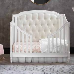 Luxury Multifunctional Baby <b>Crib</b> New Zealand Pine Wood Modern White Wooden Hospital Living Room Use Height Adjustable <b>Swing</b> Bed - Product Image 1