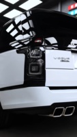 Pour Range Rover L405 2018-2022, feux arrière noirs transparents, style Venom, fabrication artisanale, LED personnalisées, OEM