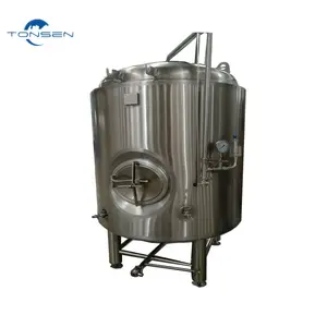 3000 Liter Edelstahl Sake Biertank gewölbter Kopf und zylindrischer Körper heller Biertank fertig Bier Vorrats behälter