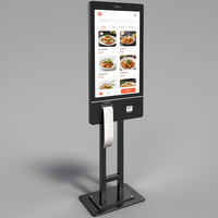 Terminaux de paiement par carte murales de 21,5, 23,6, 27 et 32 pouces, machines en libre-service, kiosque à écran tactile avec machine de paiement