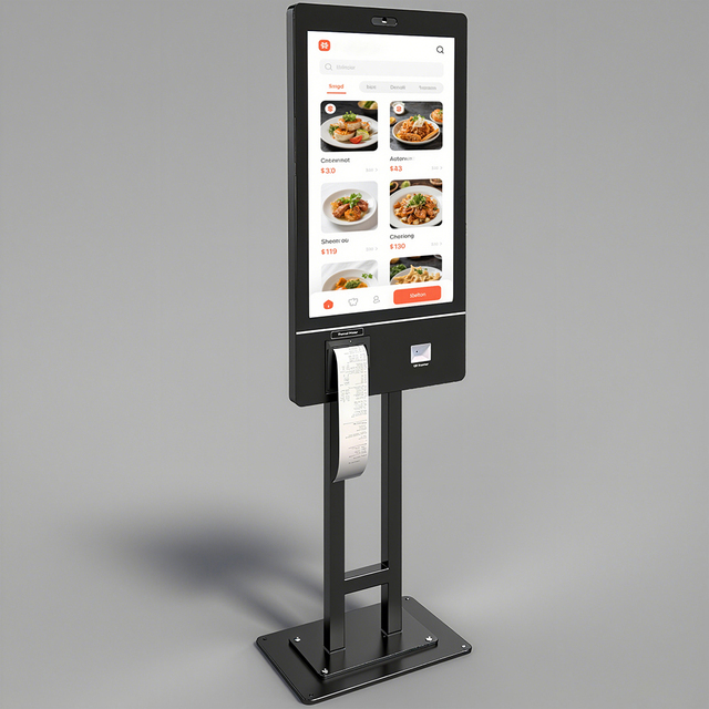 21.5 23.6 27 32 Inch Wall Mounted Card Payment Terminal Self Service Machines Self Order Touch Screen Kiosk with Payment Machine