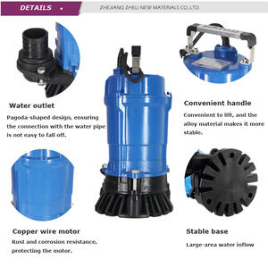 Bomba Sumergible Pequeña de Alta Presión, Bomba de Drenaje de <span class=keywords><strong>Agua</strong></span> Doméstica de Larga Distancia, Mini Bomba de Aguas Residuales para el Hogar de 220 V, Uso en Tratamiento de Aguas Residuales - Product Image 4