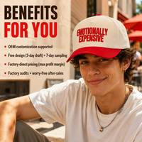 Gorras de Béisbol y Golf al por Mayor, de Dos Tonos, 100% Algodón, 5 Paneles, Estructuradas, Ajustables, con Logotipo Bordado en 3D, para Hombre y Mujer