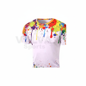 T-shirt d'été écologique à séchage rapide imprimé en soie aux couleurs personnalisables Marque VALVA SPORTS - Product Image 1