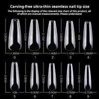 Lot de 500 faux ongles carrés prédécoupés, certifiés CE, à motif intégral, pour salon de manucure, avec colle, pour nail art – Vente flash