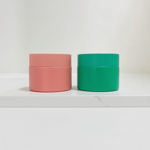 15g 20g 30g 50g Glass Cosmetic Jars Empty Cream Jar Frosted <b>Container</b> Gold Lids Custom Eye Face Skincare Packaging - Product Image 1