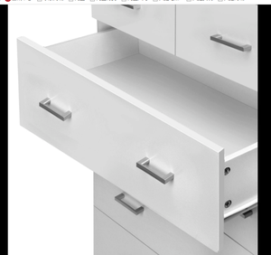 <span class=keywords><strong>Commode</strong></span> de <span class=keywords><strong>grande</strong></span> <span class=keywords><strong>capacité</strong></span> pour salon/salle de bain avec 6 tiroirs à poignées <span class=keywords><strong>Commode</strong></span> avec panneaux coulissants Style bois pour hôtels - Product Image 2