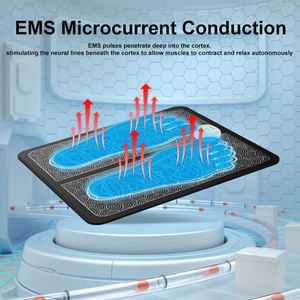 Coussin de <span class=keywords><strong>massage</strong></span> personnalisé des dizaines stimulateur musculaire des pieds tapis électrique vibrant Ems masseur de pieds appareils médicaux ménagers ISO <span class=keywords><strong>CE</strong></span> - Product Image 6
