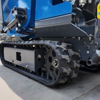 Mini-dumper sur chenilles à moteur sans balais, petit camion-benne sur chenilles, EURO 5, pour transport agricole et en verger, approvisionnement direct usine