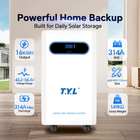 Batterie solaire à grille 8000 cycles, personnalisée, avancée, pour usage résidentiel et commercial, vente en gros, promotion, batterie à semi-conducteurs 300AH