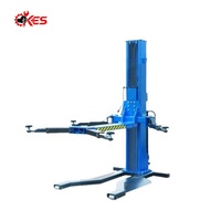 KES-DZ2700 de levage à poteau unique Colonne unique Automobile Hydraulique Livraison rapide Palan automatique mobile portable Ascenseur latéral de voiture