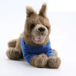 Juguetes de lobo grande mejor hechos animales de lobo de peluche con buen peluche