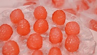 Direct van de fabriek: bulk, afpelbare gummy snoepjes, halal gecertificeerd, lychee smaak, op maat gemaakte fruitgummies