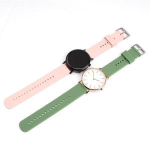 <span class=keywords><strong>Bracelet</strong></span> en Silicone de 20mm, pour Samsung <span class=keywords><strong>Galaxy</strong></span> <span class=keywords><strong>Watch</strong></span> <span class=keywords><strong>3</strong></span>, <span class=keywords><strong>41mm</strong></span>, 42mm, Bnad Active 2 Gear S2, <span class=keywords><strong>Bracelet</strong></span> à dégagement rapide, pour Amazfit bip - Product Image 4