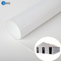 Toile de bâche ignifuge en PVC enduit 680g/m² 1000D, rouleau de bâche haute résistance, toile de tente imperméable pour tentes de fête et de mariage