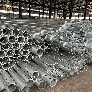 Poste de acero tubular de energía eléctrica galvanizada, postes estampados, precio de empresa - Product Image 3