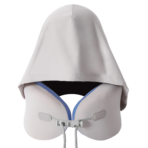 Almohada de cuello de viaje con capucha de espuma viscoelástica de seda helada 360 ° Cool Comfort Pack Away Hood - Product Image 2