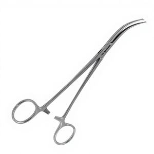 Pinces artériales Bengolea courbées à 12 dents, 20,0 cm, en acier inoxydable, ensemble d'instruments chirurgicaux manuels - Product Image 1