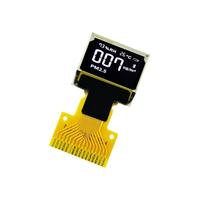 Écran PMOLED 0,42 pouce, résolution 72x40, zone active 9,2x5,2 mm, écran noir et blanc, interface IIC, 150 nits, circuit intégré SSD1315, Mircotech