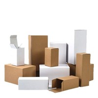 Boîte d'emballage pour e-commerce, boîte en carton ondulé protectrice, boîte en papier épaisse à 3 couches, emballage pour envoi postal en kraft