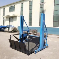 Plateforme de chargement et de déchargement mobile hydraulique 1T 2T pour camions porte-conteneurs, rampe de quai pour usines de fabrication