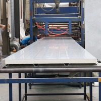 Panneaux sandwich en laine de roche PIR EPS de 50 mm pour les murs des chambres froides - Panneaux muraux intérieurs/extérieurs écologiques