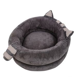 2024 Winter Velvet Warm Designer Customized Pet Cat <strong>Dog</strong> Sofa <strong>Bed</strong> Round <strong>Dog</strong> <strong>Bed</strong> - Product Image 2