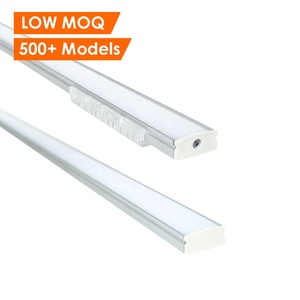 Màu đen 17 Mét hồ sơ nhôm Led tản nhiệt nhôm kênh đùn hồ sơ cho LED Strip - Product Image 4