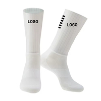 Chaussettes de sport de haute qualité pour équipes, personnalisables avec logo imprimé numériquement, fines, pour jeunes, chaussettes de compression Coolmax pour le cyclisme
