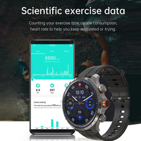 Reloj inteligente con tarjeta SIM 4G para teléfono Android, reloj inteligente Gps, Wifi, cámara de vídeo, carga magnética, reloj inteligente redondo de alta calidad para hombres