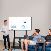 Tableau interactif intelligent à écran tactile infrarouge 75 pouces 4K pour l'école